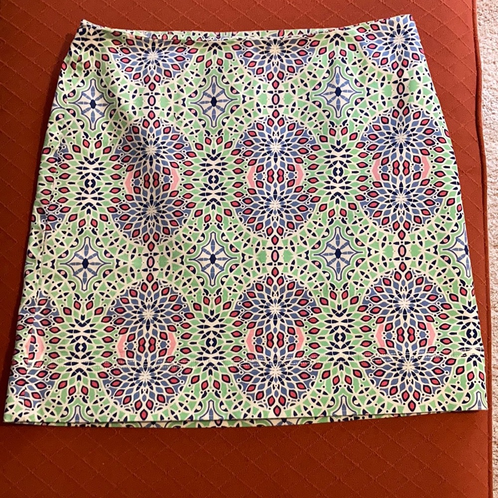 Talbots mosaic skirt